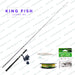 King Fish Combo #5 – Premium fishing rod, reel, line, and lures for ultimate saltwater fishing performance.