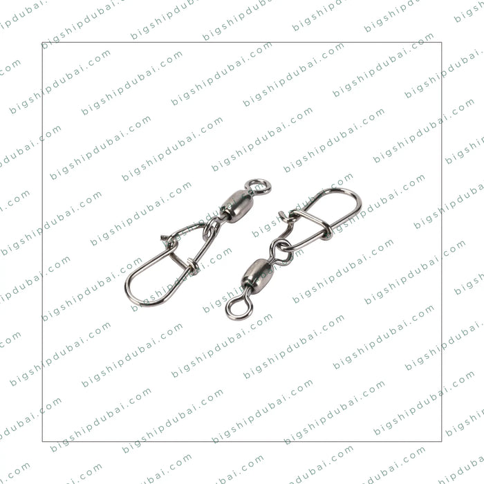 Heavy-duty LITTMA Anticuda Beast Swivel Snap designed for extreme fishing. Corrosion-resistant with anticuda technology to prevent line twist, ideal for targeting large predators in freshwater and saltwater.