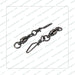 High-strength LITTMA Ball Bearing Swivel with Coastlock Snap for smooth performance and reduced line twist. Ideal for freshwater and saltwater fishing, featuring a secure connection for quick rig changes and enhanced lure action.
