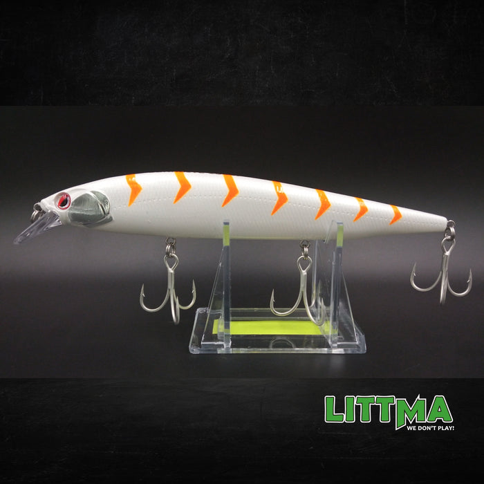 LITTMA Jerkbite Fishing Lure - Tiger Glow Belly