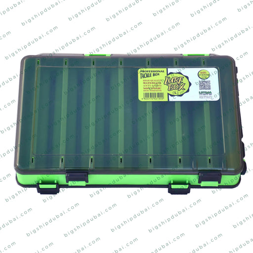 LITTMA Lure Box Green L – Durable Fishing Tackle Organizer | Big Ship Dubai