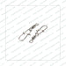 Durable LITTMA Power Rolling Swivel with Nice Snap for quick and secure rig changes. Designed for tangle-free fishing in freshwater and saltwater, reducing line twist and perfect for medium to large fish species.