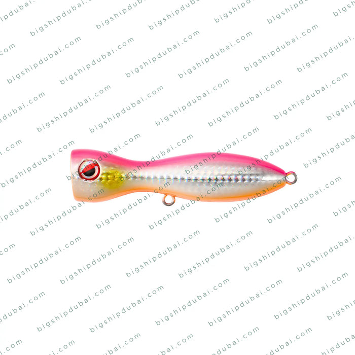 Colorful fishing lure on a white background with 'bigshipdubai.com' watermark.